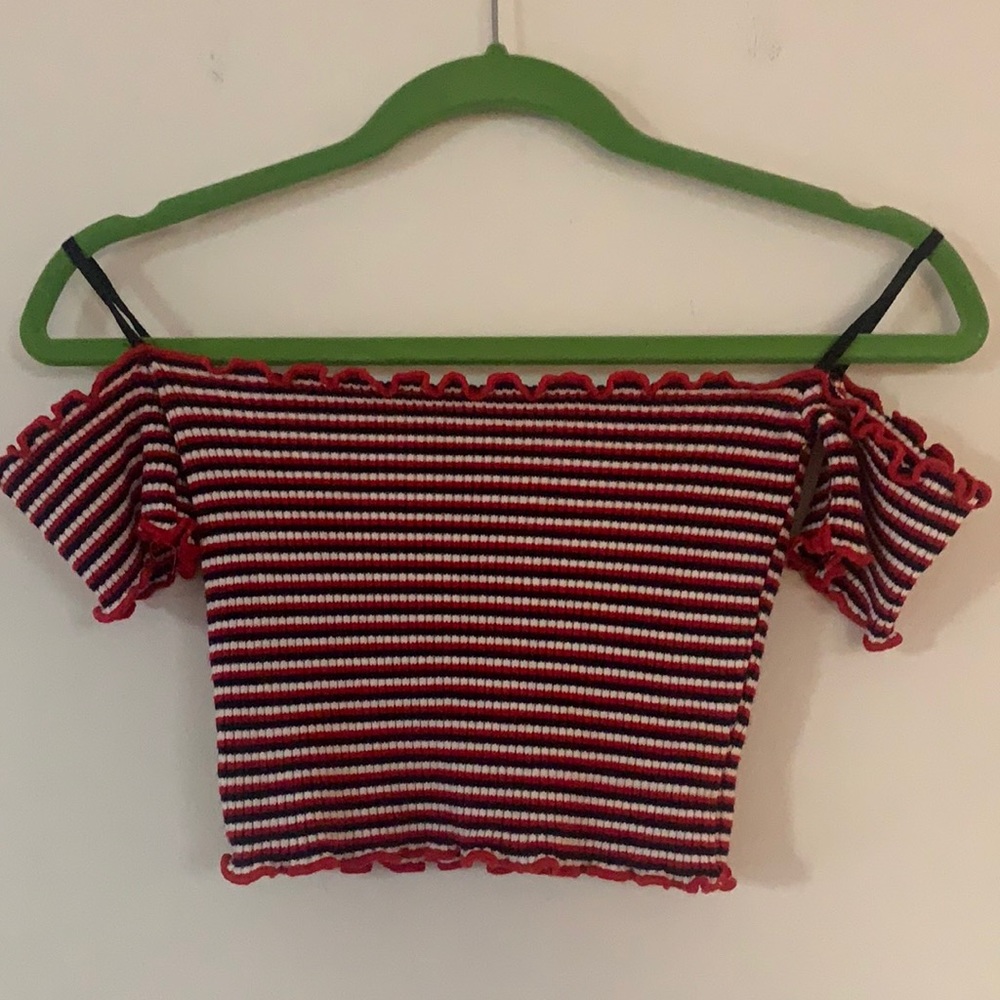 Stretchy Stripe Top 🍭🍉